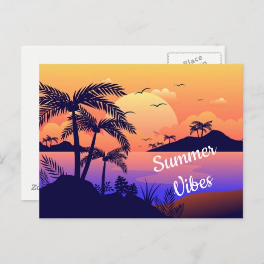 Tropisch Briefkaart (Voorkant / Achterkant)