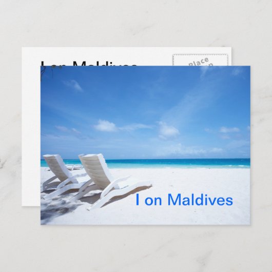 tropisch briefkaart (Voorkant / Achterkant)