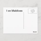 tropisch briefkaart (Achterkant)