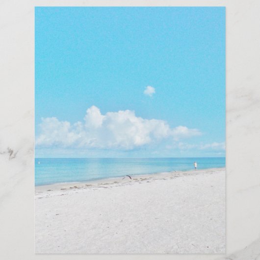 Tropisch Briefpapier strand (Voorkant)