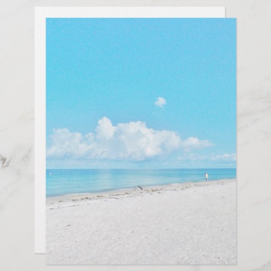 Tropisch Briefpapier strand (Voorkant / Achterkant)