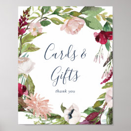 Tropisch Bries Kaarten en Cadeaus Bord Poster