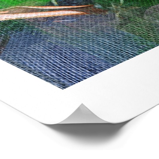 Tropisch Bromeliad Poster (Hoek)