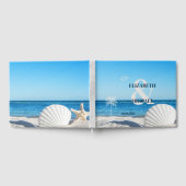Tropisch Bruiloft Oceaan Strand Gastenboek (Volledig)