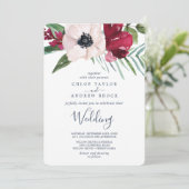 Tropisch bruinhuwelijk kaart (Staand voorkant)