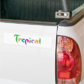 Tropisch Bumpersticker (Op Truck)