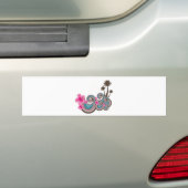 tropisch bumpersticker (Op auto)