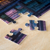 Tropisch Bungalow Game Puzzle Legpuzzel (Zijkant)