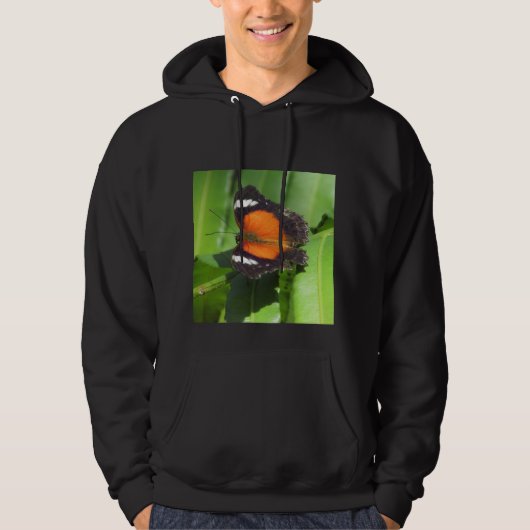 Tropisch Butterfly Hooded Sweatshirt (Voorkant)