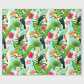 Tropisch Cadeaupapier (Vlak)