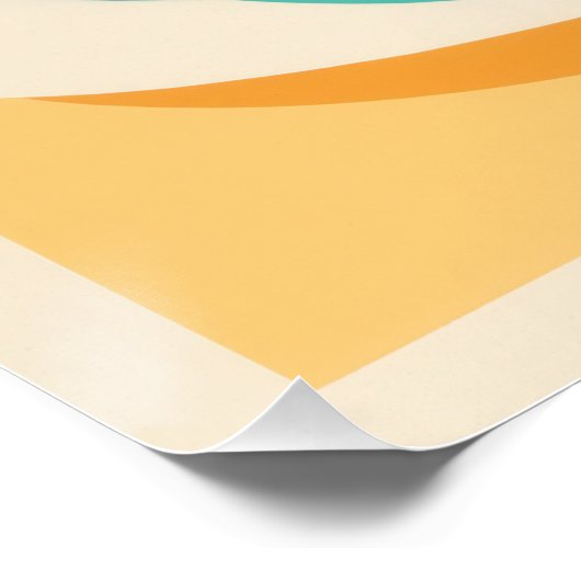 Tropisch café perfect poster (Hoek)