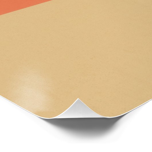 Tropisch café perfect poster (Hoek)