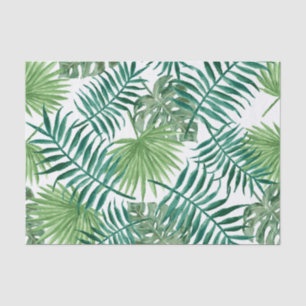 Tropisch Californië geeft zomerpalm Leaf Pattern Tissuepapier