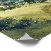 Tropisch Caraïbisch trouw welkom bord Poster (Hoek)