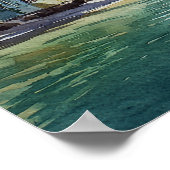 Tropisch Caribisch Trouw Welkom Bord Poster (Hoek)