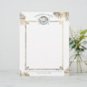  tropisch cateringmenu letterhoofd (Staand voorkant)