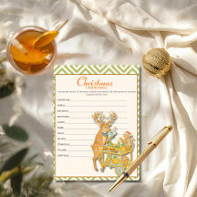 Tropisch Chinoiserie Kerst Ontscramble spel