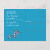 Tropisch chirurgische landschap aankondigingskaart (Achterkant)