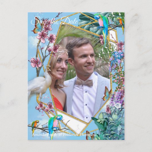 Tropisch chirurgische landschap aankondigingskaart (Voorkant)