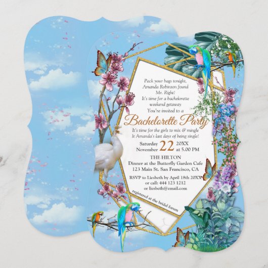 Tropisch chirurgische landschap kaart (Voorkant / Achterkant)