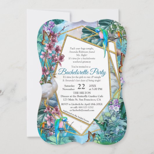 Tropisch chirurgische landschap kaart (Voorkant)