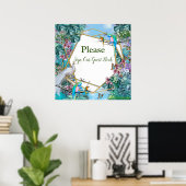 Tropisch chirurgische landschap poster (Thuiskantoor)