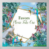 Tropisch chirurgische landschap poster (Voorkant)