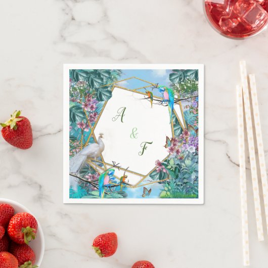 Tropisch chirurgische landschap servet (Insitu)