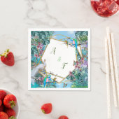 Tropisch chirurgische landschap servet (Insitu)