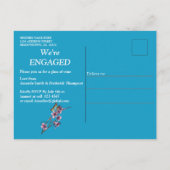 Tropisch chirurgische landschap uitnodiging briefkaart (Achterkant)