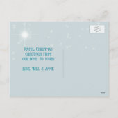 Tropisch Christelijk kerstbetaalbaar Briefkaart (Achterkant)