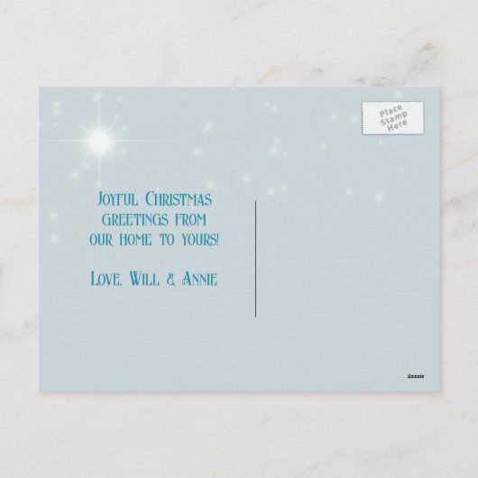 Tropisch Christelijk kerstbetaalbaar Briefkaart (Achterkant)