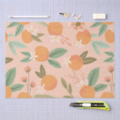 Tropisch citrus Floral roze Tissuepapier (Craft)