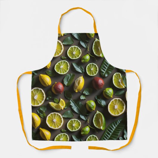 tropisch citrus schort (Voorkant)