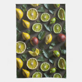 tropisch citrus theedoek (Verticaal)