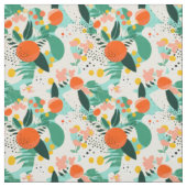 Tropisch citruspatroon stof (Swatch)