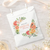 Tropisch citrusVrijgezellenfeest Bedankzakje (Geknipt)