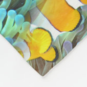 Tropisch-clownvis zeebrasem fleece deken (Hoek)