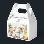 Tropisch Cocktails Bachelorette Party Survival Kit Bedankdoosjes<br><div class="desc">Wat een betere manier om met vrienden te vieren dan een oceanside Cocktail Party om je Bachelorette Party te gedenken,  maar vergeet je 'Survival Kit' niet.</div>