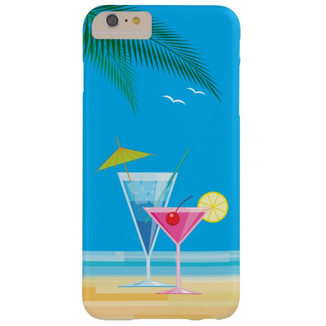 Tropisch Cocktails iPhone 6/6s plus Hoesje (Achterkant)