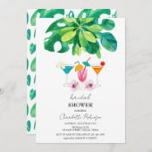 Tropisch cocktailVrijgezellenfeest Kaart (Voorkant / Achterkant)