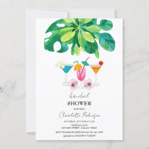 Tropisch cocktailVrijgezellenfeest Kaart