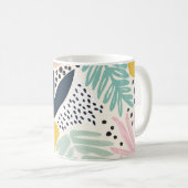 Tropisch collage Summer Pattern Koffiemok (Voorkant rechts)