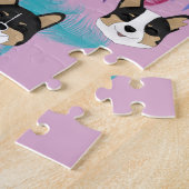 Tropisch Corgi Puzzle Legpuzzel (Zijkant)
