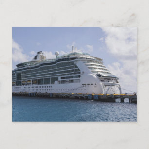 Tropisch cruiseschip briefkaart