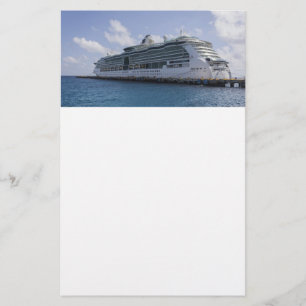 Tropisch cruiseschip briefpapier