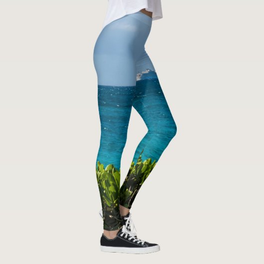 Tropisch cruiseschip leggings (Rechts)