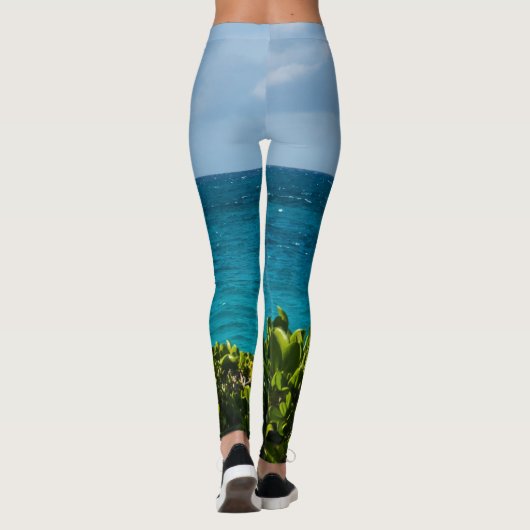 Tropisch cruiseschip leggings (Achterkant)