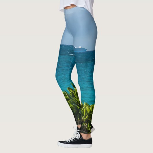 Tropisch cruiseschip leggings (Links)