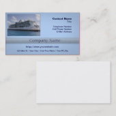 Tropisch cruiseschip visitekaartje (Voorkant / Achterkant)